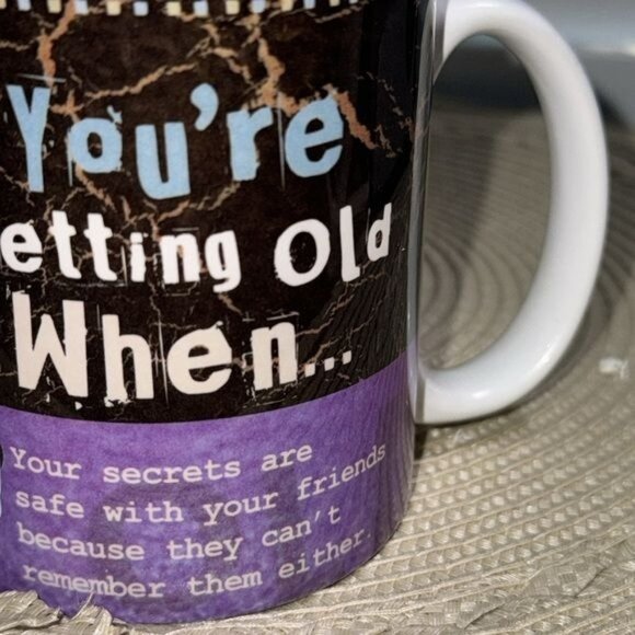 Set Of 2 Ceramic Coffee Mugs With Novelty & Vintage Designs - Picture 5 of 12